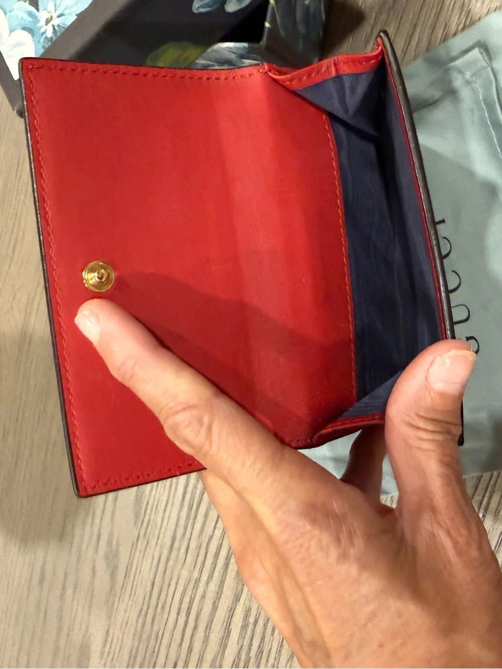 Authentic Gucci Floral GG Compact Wallet